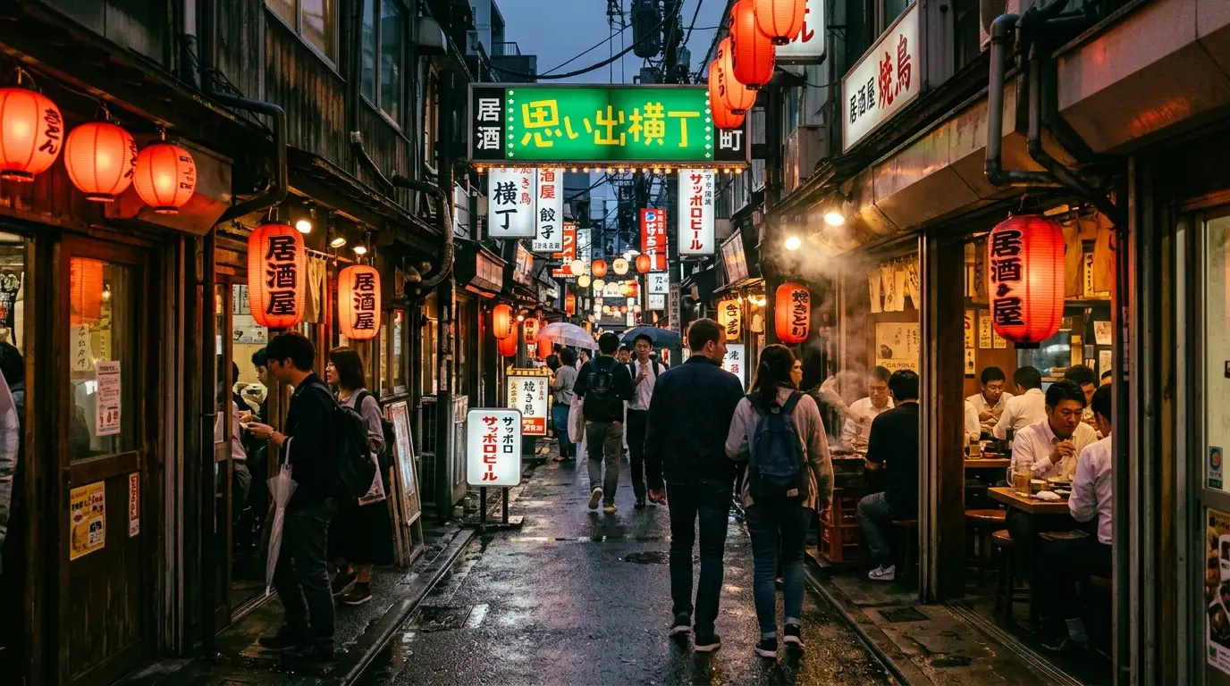 昭和懷舊氣息濃厚的新宿回憶橫丁紅燈籠小巷