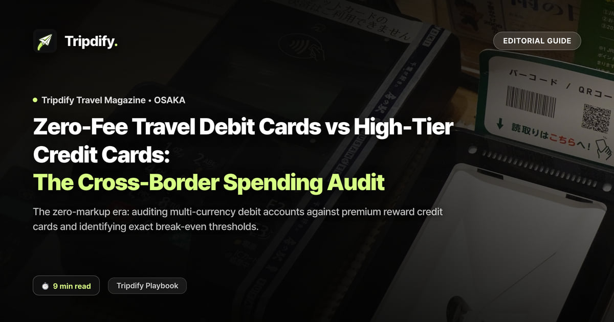 Travel Debit Cards vs Premium Credit Cards: The Mathematical Break-Even Blueprint